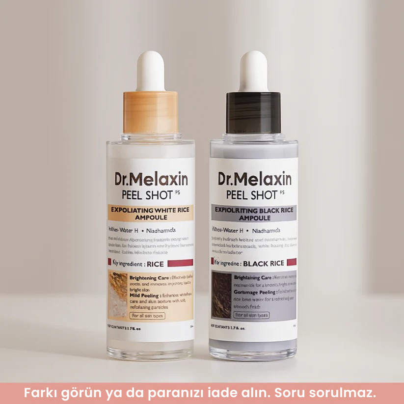 Eksfoliasyon Pirinç Peeling İkilisi – Ölü Deriyi Anında Temizler, Pürüzsüz ve Işıltılı Cilt Sunar